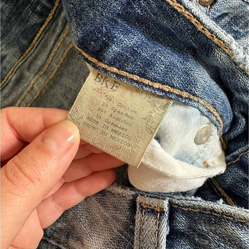 Vintage BKE Buckle Denim Low Rise Mini Jean Shorts Size 29 - Picture 3 of 7